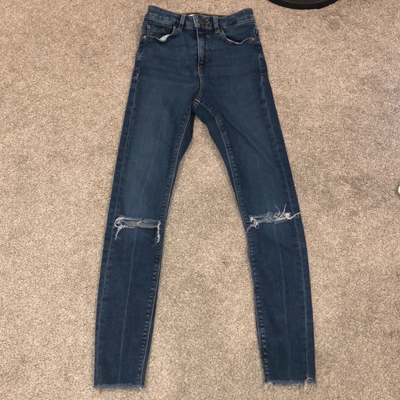 ASOS - Petite Ridley high waisted skinny jeans - Picture 2 of 2